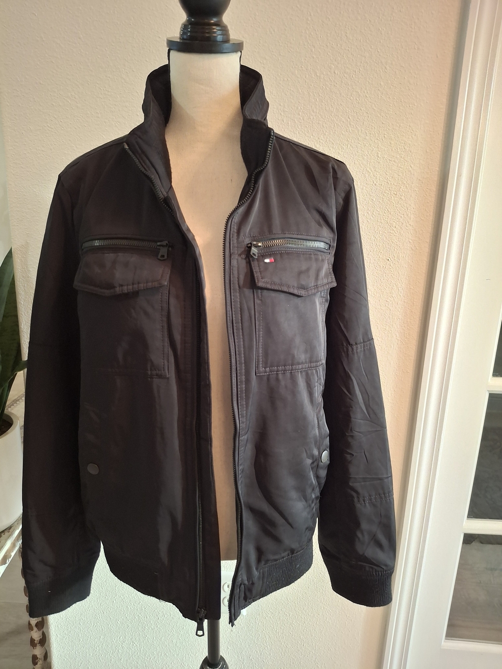 Insulate Rain Jacket Tommy Hilfiger Black Women's Jacket